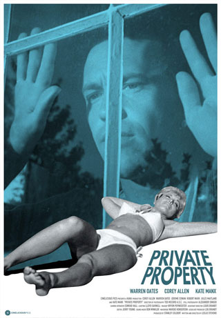 Private Property film Leslie Stevens poster